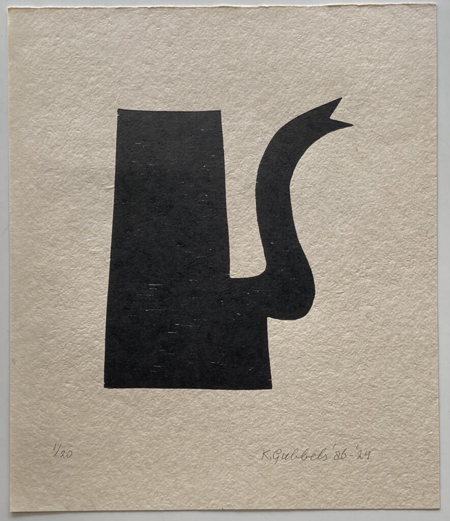 zwarte jubileumhoutdruk 'intens zwart'