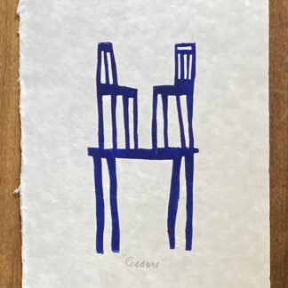 Cezanne, houtdruk 2026, Klaas Gubbels