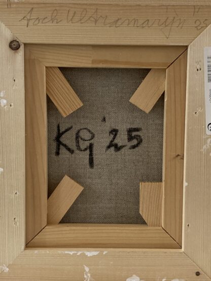 Klaas Gubbels, 'toch ultramarijn' akryl 2025