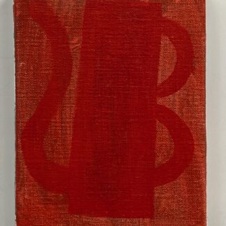 2x rood, Klaas Gubbels, akryl op doek, 2025