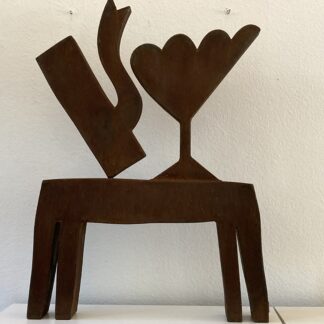 "Aan Morandi" Cortenstaal, KIaas Gubbels