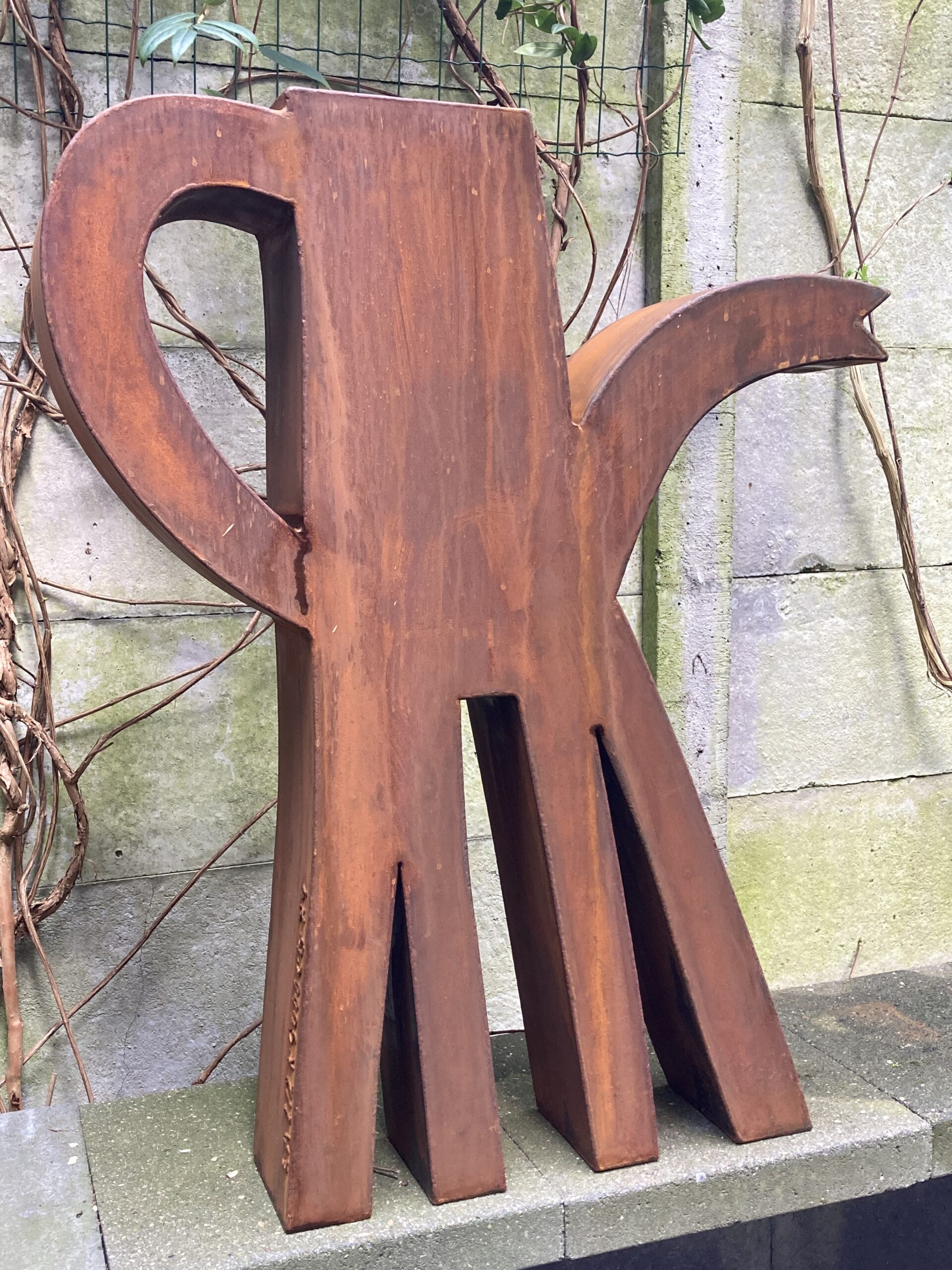 Op Hoge Hakken - cortenstaal - beeld - H97 x B77 x D15 cm - Afbeelding 2
