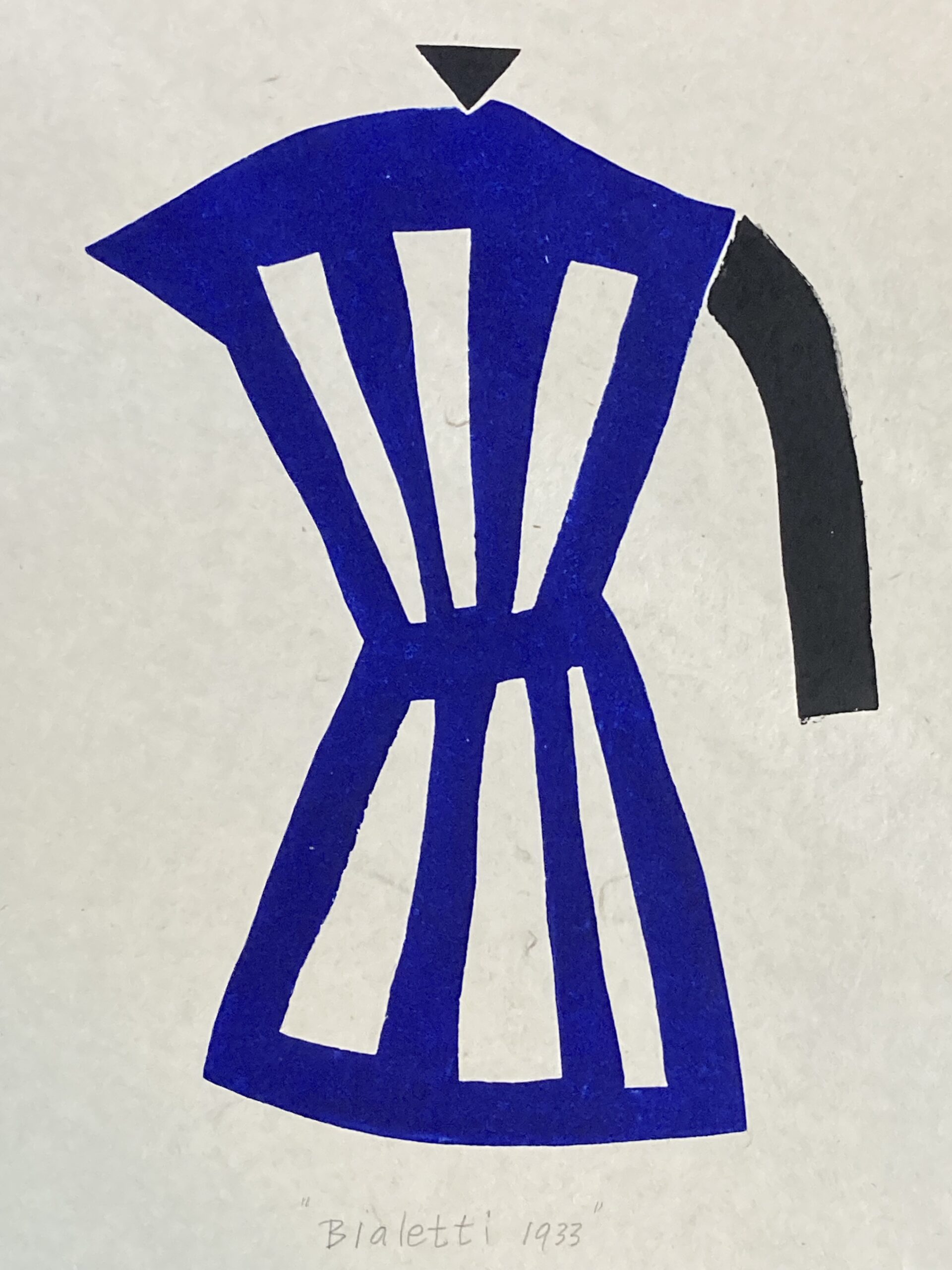Zeldzame Bialetti 1933 In blauw met zwart Klaas Gubbels 1/18 2025